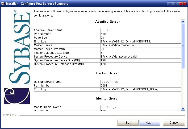 Sybase12.5 图文安装教程